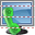 Monitor and phone icon
