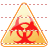 Virus warming icon