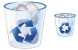 Full dustbin icon