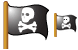 Pirate flag icons