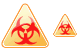 Virus warming icons