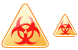 Virus warming icon