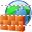 Internet firewall icon