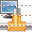 Network computer icon