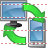PC-PDA synchronization icon