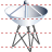 Satellite antenna icon