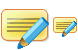 Edit message icons