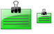 Green message icons