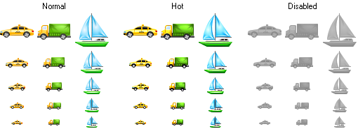 Perfect Transport Icons