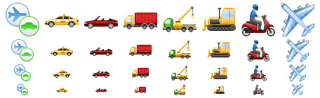 Perfect Transport Icons