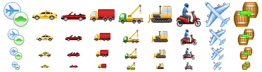 Perfect Transport Icons