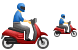 Motorbike icons