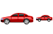 Red car ico