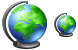 School globe icons