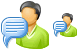 User message icons