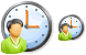 User time icons
