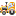 Wheeled tractor icon