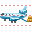 Air cargo icon