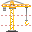 Hoisting crane icon