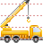 Crane truck icon