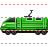 Electric train icon