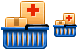 Medical supplies icons