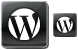Black WordPress icons