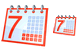 Calendar icons