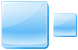 Light blue button icons