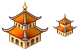 Pagoda icons