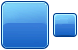Blue button icon