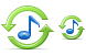 Convert sound icons