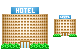 Hotel booking icon
