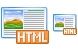 HTML message icons