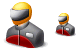 Motocourier icons