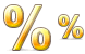 Percent icons