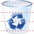 Empty dustbin icon