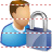 Lock user icon