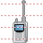 Portable radio transmiter icon