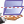 Blue folder sharing icon