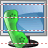Monitor and phone icon