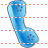 Telephone receiver icon