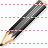 Black pencil icon