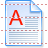 Drop cap icon