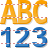 Letters and digits icon