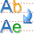 Replace text icon