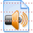 Sound file icon