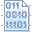 Binary data icon