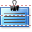 Blue message icon