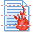 Burn document icon